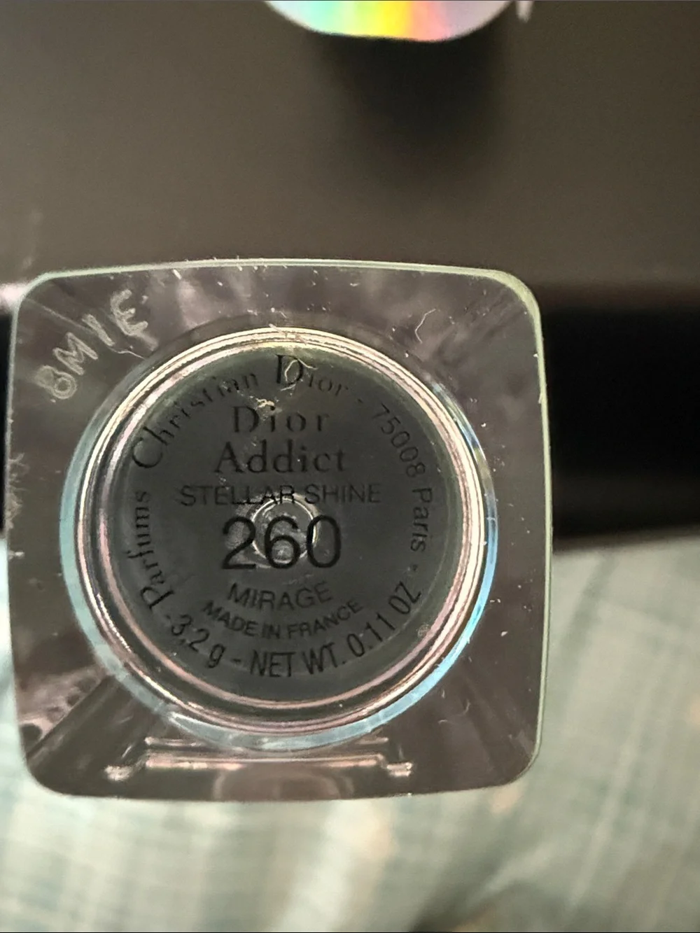 Dior Iridescent Lip Shine Tube with Holographic Box